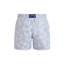 Vilebrequin Ronde Des Tortues Jacquard Badeshorts Für Herren - Moopea - Weiss - Größe L
