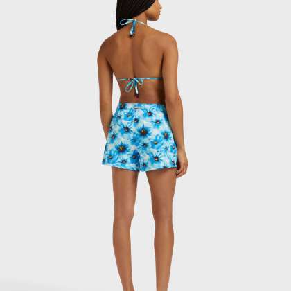 Vilebrequin - Poppies Stretch-badeshorts Für Damen - Shorty - Fabya - Blau - Größe S – Bild 4