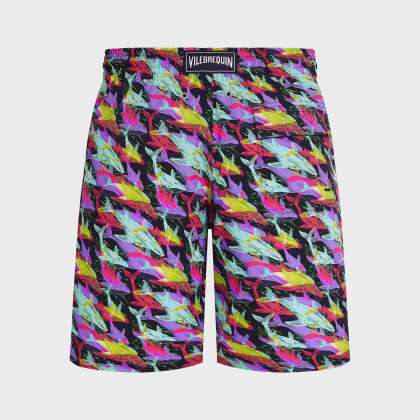 Vilebrequin - Lange Whales Offset Stretch-badeshorts Für Herren - Bademode - Okorise - Blau - Größe XXL – Bild 2