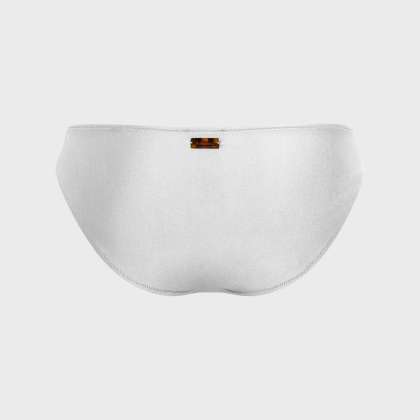 Vilebrequin - Mittelhohe Shiny Solid Stretch-bikinihose Für Damen - Bademode - Loon - Weiss - Größe M – Bild 2