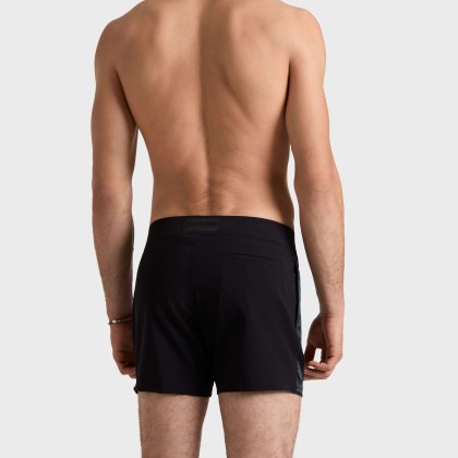 Vilebrequin - Herren-badeshorts Mit Flachem Bund Tailoring - Bademode - Midnight - Schwarz - Größe XL – Bild 4