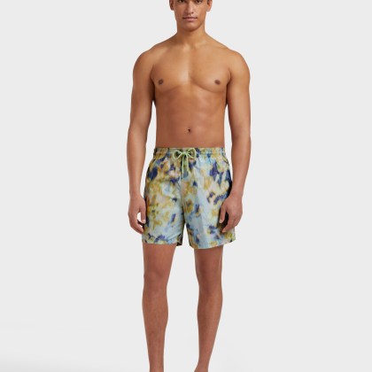 Vilebrequin - Blurred Nymphea Badeshorts Für Herren - Vilebrequin X Maison Bucol - Bademode - Moopea - Grün - Größe XXL – Bild 3