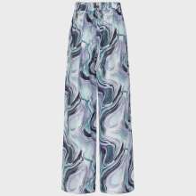 Vilebrequin - Marble Seidenhose Mit Weitem Bein Für Damen - Hose - Ling - Weiss - Größe XL