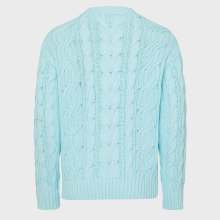 Vilebrequin - Herren Zopfmuster-baumwollpullover - Pullover - Philippe - Blau - Größe S