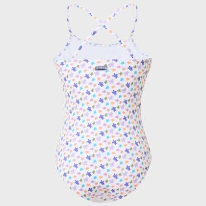 Vilebrequin - Micro Ronde Des Tortues Badeanzug Für Mädchen - Bademode - Gim - Weiss - Größe 8 – Bild 2