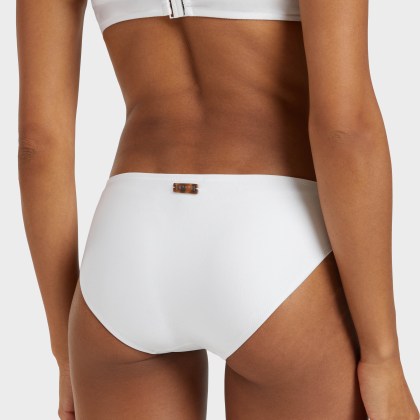Vilebrequin - Mittelhohe Shiny Solid Stretch-bikinihose Für Damen - Bademode - Loon - Weiss - Größe S – Bild 6