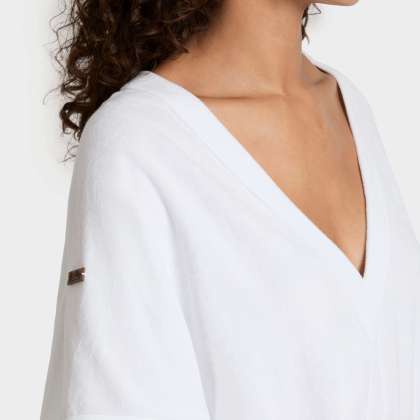 Vilebrequin - Solid Frottee-kaftan Zum Wenden Für Damen - Kleid - Leyla - Weiss - Größe XS – Bild 5