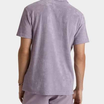 Vilebrequin - Solid Frottee-polohemd Für Herren - Polohemd - Phoenix - Violett - Größe M – Bild 4