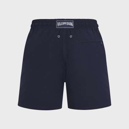 Vilebrequin - Ultraleichte Und Verstaubare Solid Badeshorts Mit Mikroperforation Für Herren - Bademode - Mahina - Blau - Größe M – Bild 2