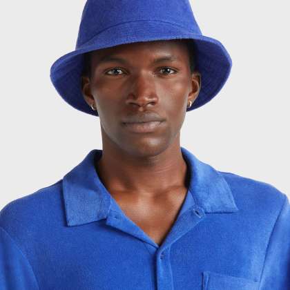 Vilebrequin - Solid Unisex-frotteehut - Hut - Boom - Blau - Größe M/L – Bild 5