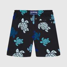 Vilebrequin - Ultraleichte Und Verstaubare Tortues Multicolores Badeshorts Für Jungen - Bademode - Jihin - Schwarz - Größe 6