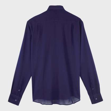 Vilebrequin - Leichtes Solid Unisex-hemd Aus Baumwollvoile - Hemd - Caracal - Blau - Größe 4XL – Bild 2