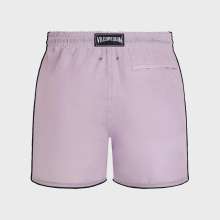 Vilebrequin - Solid Badeshorts Aus Leinen Für Herren - Bademode - Mallorca - Violett - Größe L