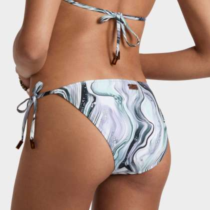 Vilebrequin - Marble Bikinihose Zum Seitlichen Binden Für Damen - Bademode - Flore - Weiss - Größe M – Bild 4