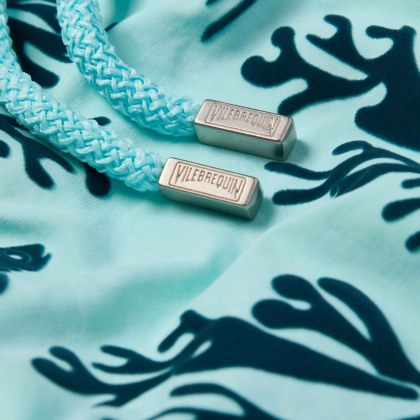 Vilebrequin - Beflockte Coral Mandala Badeshorts Für Herren - Bademode - Moorea - Blau - Größe XL – Bild 5