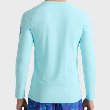 Vilebrequin - Langärmeliger Turtle Rashguard Mit Uv-schutz Für Herren - Rashguard - Regulary - Blau - Größe XS – Bild 4