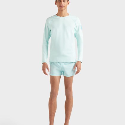 Vilebrequin - Langärmeliger Solid Rashguard Für Herren - Rashguard - Regulary - Blau - Größe XXL – Bild 3