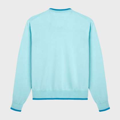 Vilebrequin - Rundhalspullover Aus Kaschmir, Seide Und Merinowolle Für Herren - Pullover - Pierre - Blau - Größe S – Bild 2