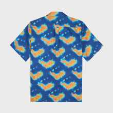 Vilebrequin - Bathymétrie Des Oceans St Barth Bowlinghemd Aus Leinen Für Herren - Hemd - Charli - Blau - Größe S