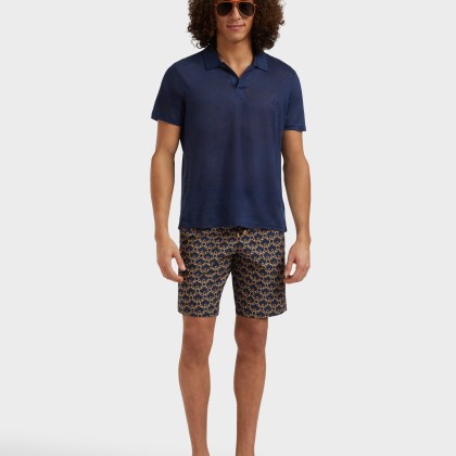 Vilebrequin - Lange Turtles Chain Stretch-badeshorts Für Herren - Bademode - Okorise - Blau - Größe XXXL – Bild 5