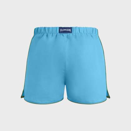 Vilebrequin - Solid Badeshorts Aus Leinen Für Herren - Bademode - Maurice - Blau - Größe S – Bild 2