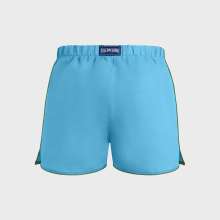 Vilebrequin - Solid Badeshorts Aus Leinen Für Herren - Bademode - Maurice - Blau - Größe XXL