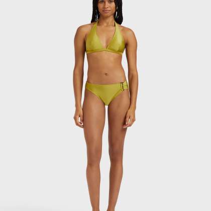 Vilebrequin - Shiny Solid Neckholder-bikinioberteil Für Damen - Bademode - Fleche - Grün - Größe XS – Bild 2