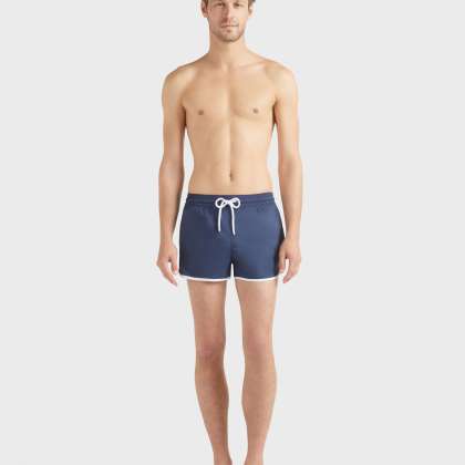 Vilebrequin - Ultraleichte Kurze Vbq Line Badeshorts Für Herren - Bademode - Meno - Blau - Größe XL – Bild 3