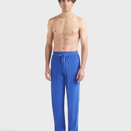 Vilebrequin - Solid Herren Hose Aus Frottee - Hose - Polide - Blau - Größe L – Bild 3