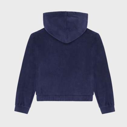 Vilebrequin - Samt-sweatshirt Mit Durchgehendem Reißverschluss Und Gestickter Schildkröte Für Kinder - Sweatshirt - Glice - Blau - Größe 14 – Bild 2