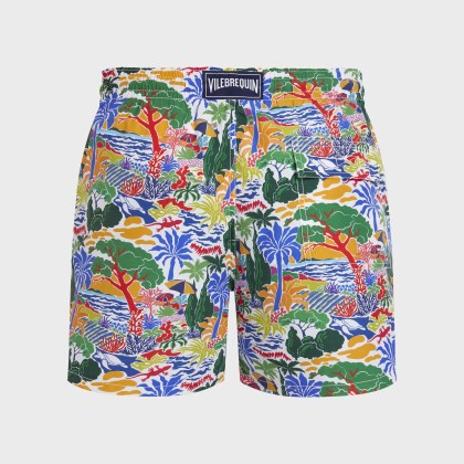 Vilebrequin - Seaside Life Badeshorts Für Herren - Bademode - Moorea - Weiss - Größe XXXL – Bild 2