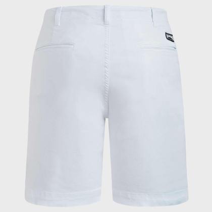 Vilebrequin - Men Satin Cotton Bermuda Shorts Solid - Bermuda - Belin - Weiss - Größe M – Bild 2