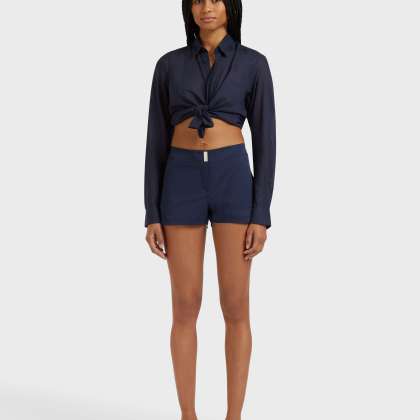 Vilebrequin - Solid Badeshorts Für Damen - Shorty - Ferise - Blau - Größe XS