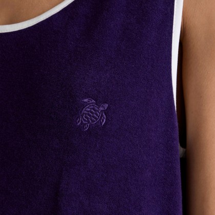 Vilebrequin - Langes Solid Frottee-trägerkleid Für Damen - Kleid - Lindsay - Violett - Größe S – Bild 5