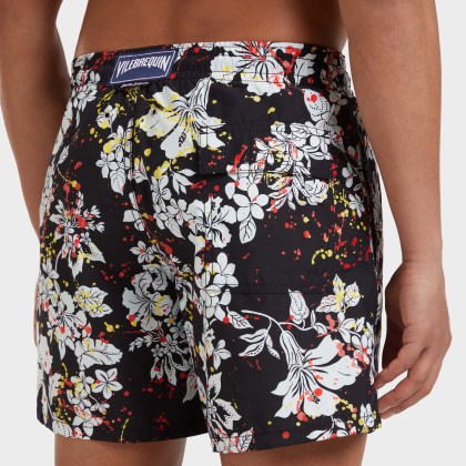 Vilebrequin - Men Swim Shorts Flower Splash - Vbq X Palm Angels - Bademode - Moorea - Schwarz - Größe XXL – Bild 6