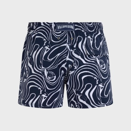 Vilebrequin - Kurze Orcas Stretch-badeshorts Für Herren - Bademode - Monrise - Blau - Größe XXL – Bild 2