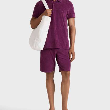 Vilebrequin - Jacquard-bermudashorts Aus Frottee - Bermuda - Bolide - Violett - Größe XXXL – Bild 3