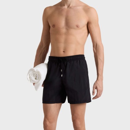 Vilebrequin - Solid Badeshorts Für Herren - Bademode - Moorea - Schwarz - Größe XS – Bild 3