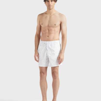 Vilebrequin - Ronde Des Tortues Jacquard Badeshorts Für Herren - Bademode - Moopea - Weiss - Größe S – Bild 3