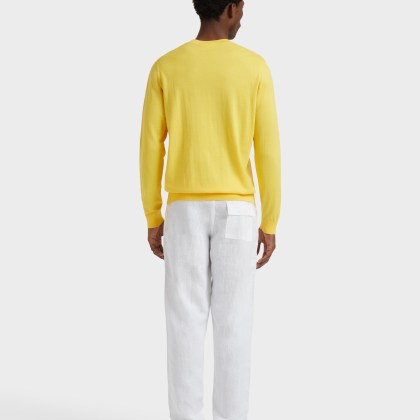 Vilebrequin - Turtle Pullover Aus Baumwolle Für Herren - Pullover - Rayol - Gelb - Größe XL – Bild 4