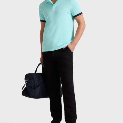 Vilebrequin - Solid Gerade Geschnittene Leinenhose Für Herren - Hose - Parc - Schwarz - Größe XXXL – Bild 3