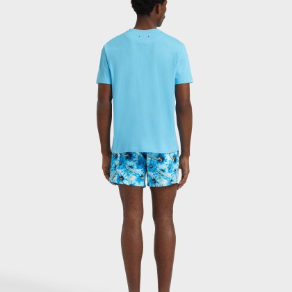 Vilebrequin - Solid T-shirt Aus Bio-baumwolle Für Herren - T-shirt - Titan - Blau - Größe XXL – Bild 4