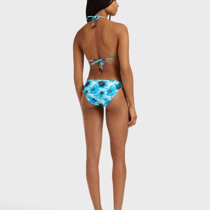 Vilebrequin - Poppies Triangel-bikinioberteil Für Damen - Bademode - Fleur - Blau - Größe S – Bild 3