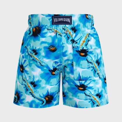 Vilebrequin - Poppies And Geckos Stretch-badeshorts Für Jungen - Bademode - Jirise - Blau - Größe 14 – Bild 2