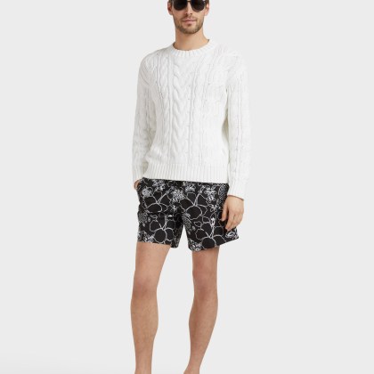 Vilebrequin - Tropical Turtles Ink Badeshorts Für Herren - Bademode - Moorea - Schwarz - Größe S – Bild 5