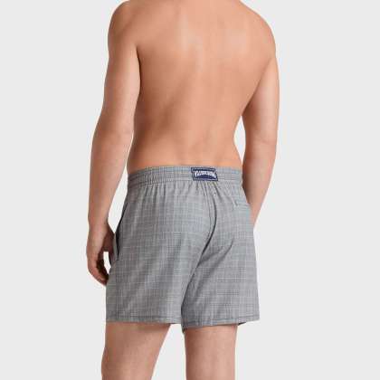 Vilebrequin - Prince Of Wales Check Badeshorts Aus Ultradünner Wolle Für Herren - Bademode - Moopea - Blau - Größe XL – Bild 4