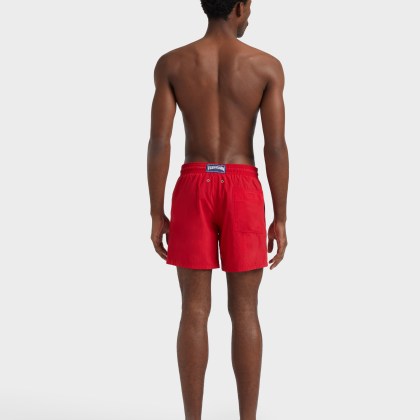 Vilebrequin - Mit Wasser Reagierende Ronde Des Tortues Badeshorts Für Herren - Bademode - Moorea - Rot - Größe XXXL – Bild 4