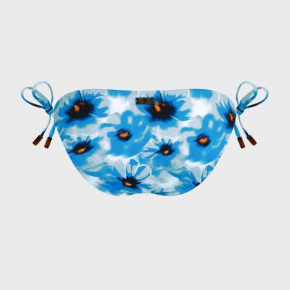 Vilebrequin - Poppies Bikinihose Zum Seitlichen Binden Für Damen - Bademode - Flore - Blau - Größe M – Bild 2