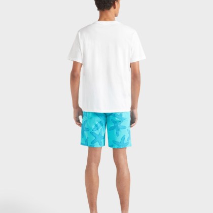 Vilebrequin - T-shirt Aus Baumwolle Mit Farblich Passender Schildkrötenstickerei Für Herren - T-shirt - Portisol - Weiss - Größe L – Bild 4