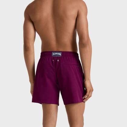 Vilebrequin - Ultraleichte Und Verstaubare Solid Badeshorts Mit Mikroperforation Für Herren - Bademode - Mahina - Violett - Größe XL – Bild 4
